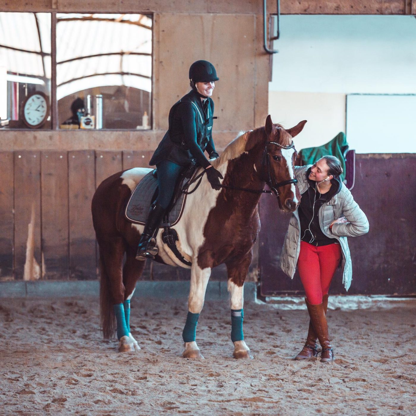 Reitschule – Kind und Pferd